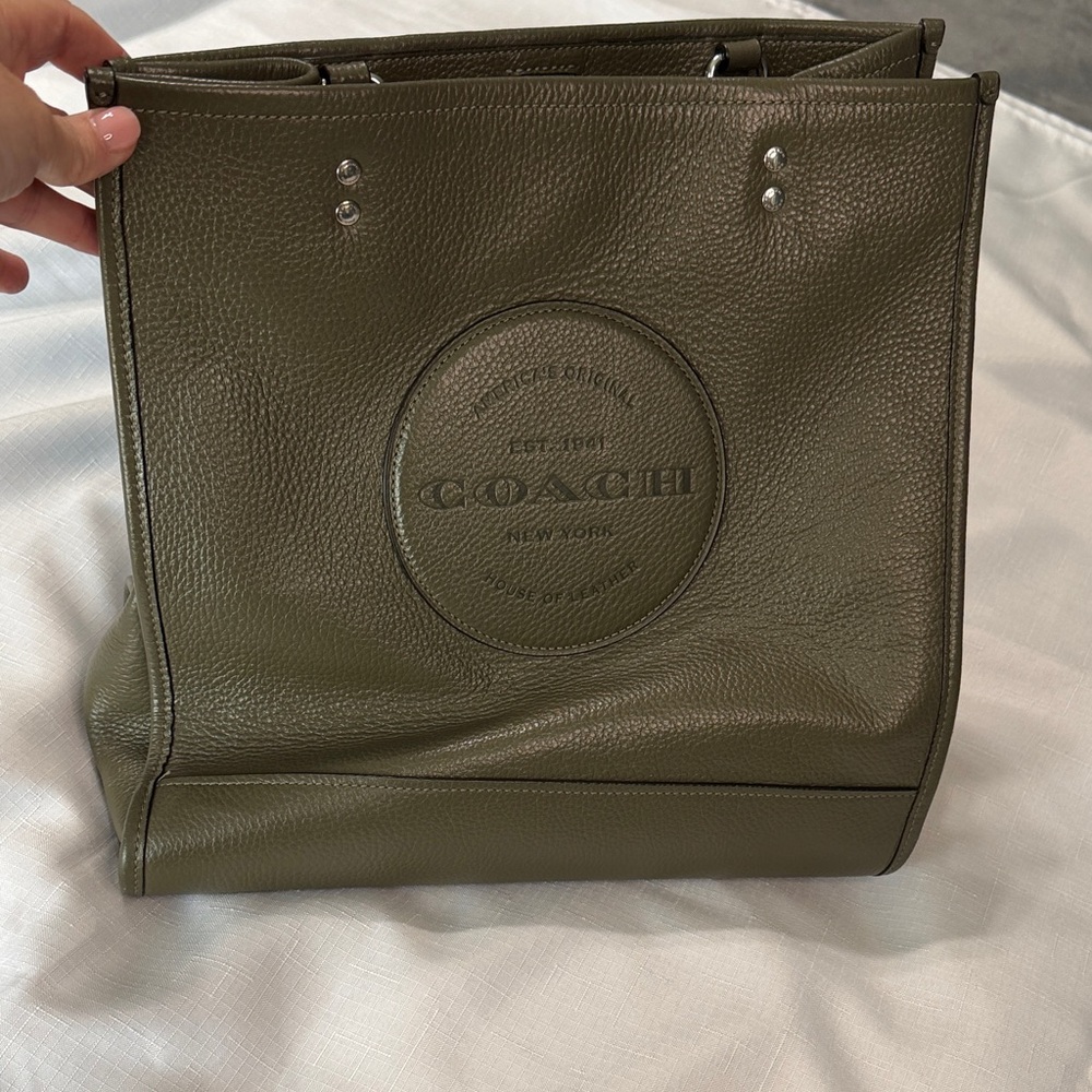 Coach Sage Green Leather Handbag